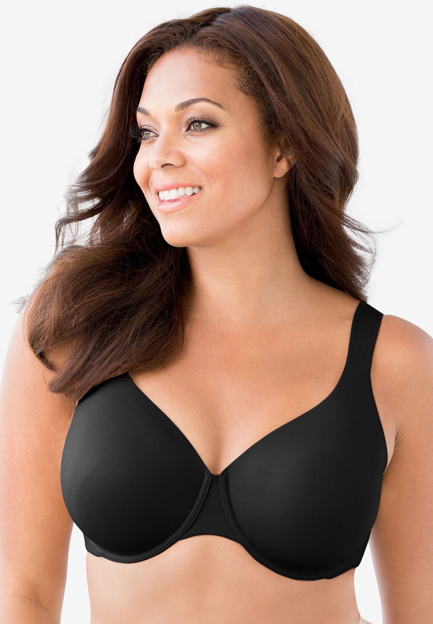 Cacique Lane Bryant Bra - Sheer with some lace - Black - 40C